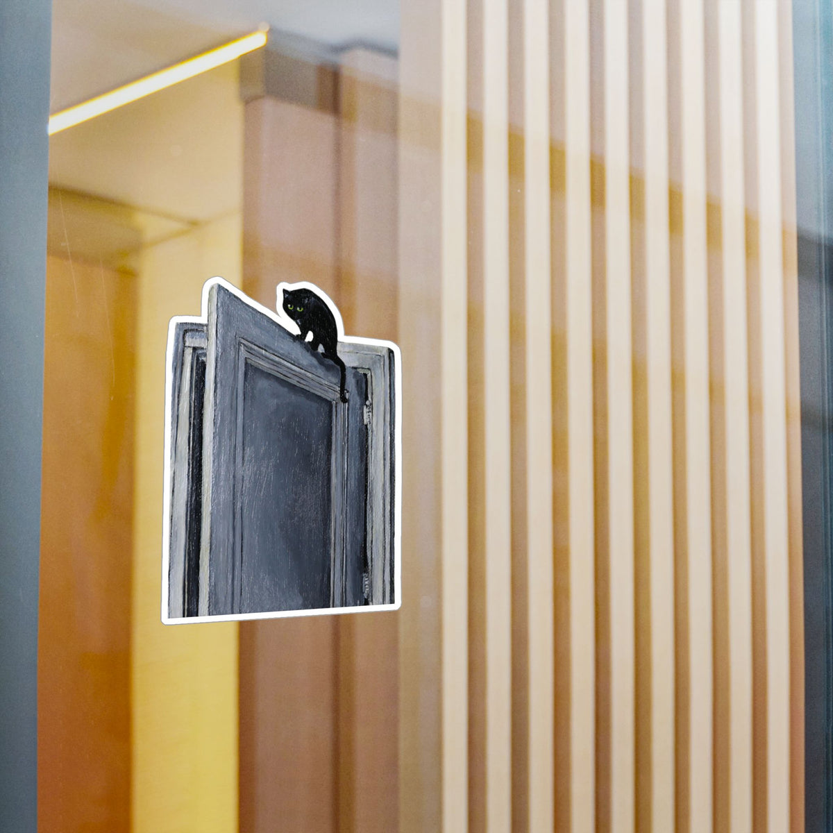 Mockup of Tato sticker — kiss-cut vinyl decal by Sachi Hash Studio