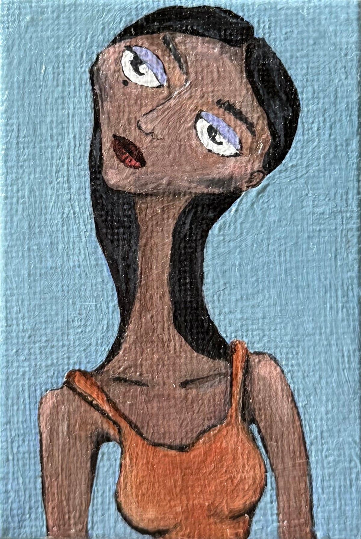 Blue Daydreams Mini Canvas Painting